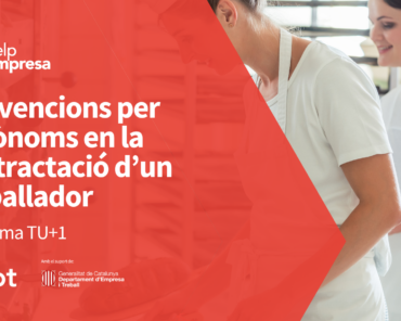 Subvencions per autònoms en la contractació d’un treballador