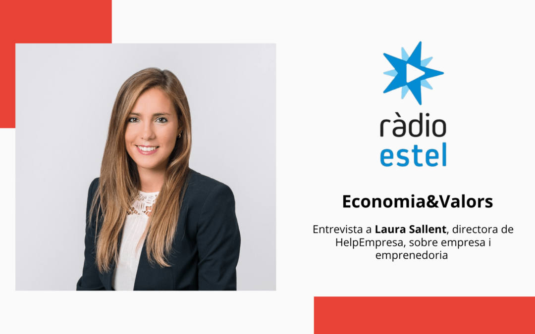 Entrevista a Laura Sallent sobre empresa i emprenedoria a Ràdio Estel 